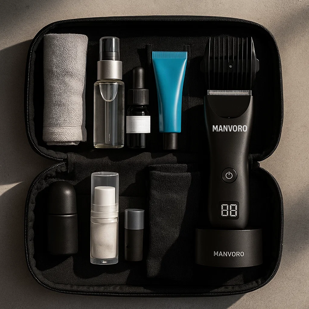 Manvoro Signature Set – Precision Shaver & Grooming Kit