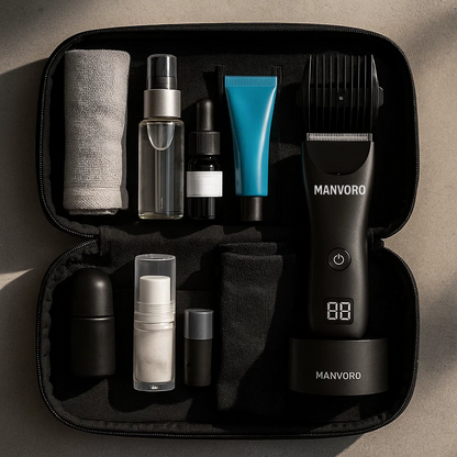 Manvoro Signature Set – Precision Shaver & Grooming Kit